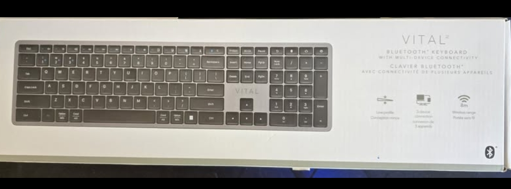 Vital bluetooth wireless keyboard - Brand New