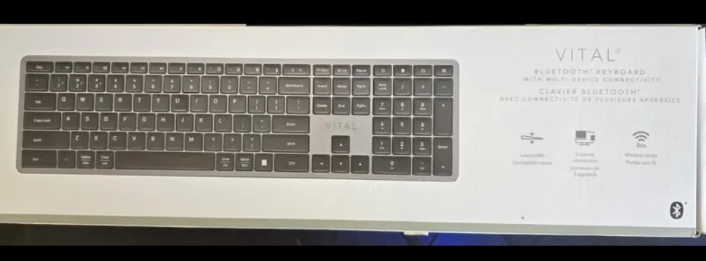 Vital bluetooth wireless keyboard - Brand New thumbnail