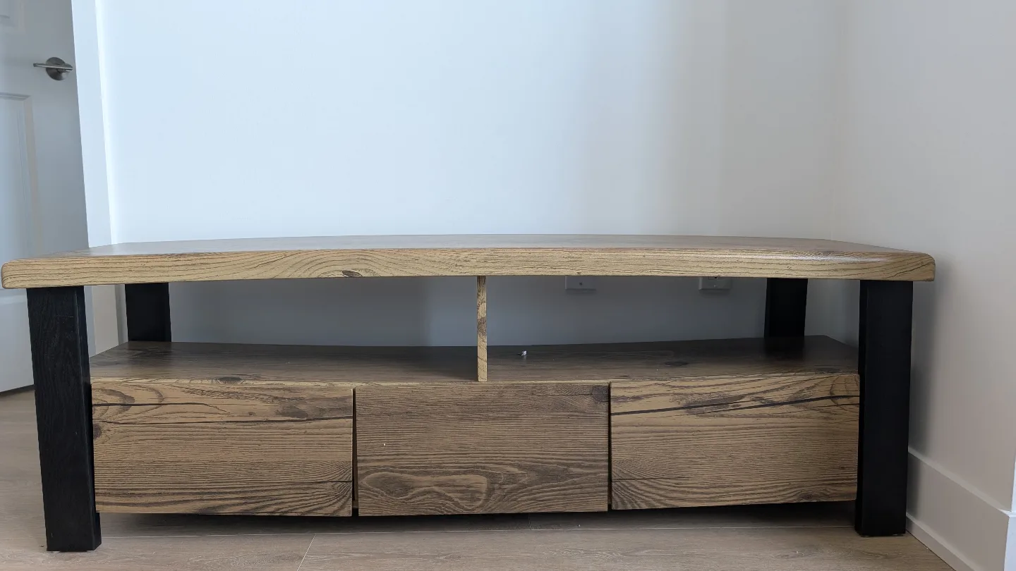 TV Stand with Three Drawers