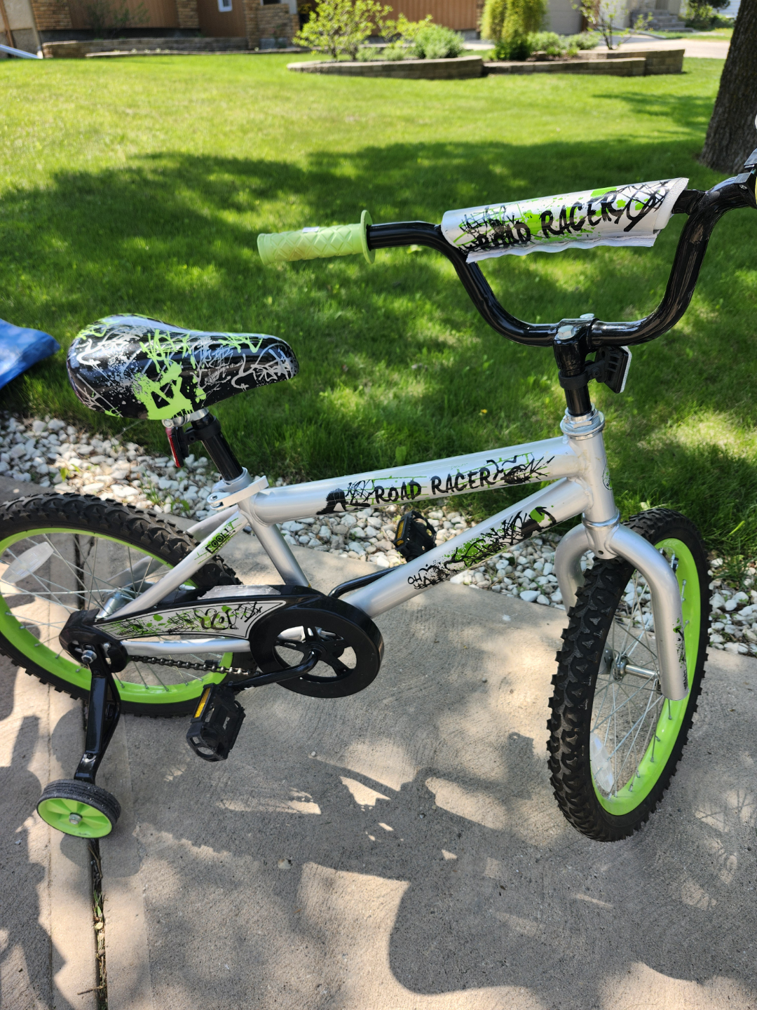 Kids' Road Racer Bike with Training Wheels