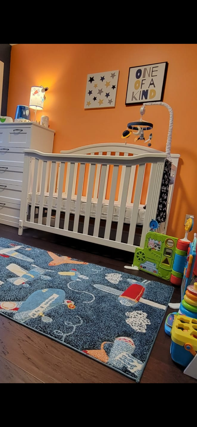 White Baby Crib Frame already unassembled - photo 2