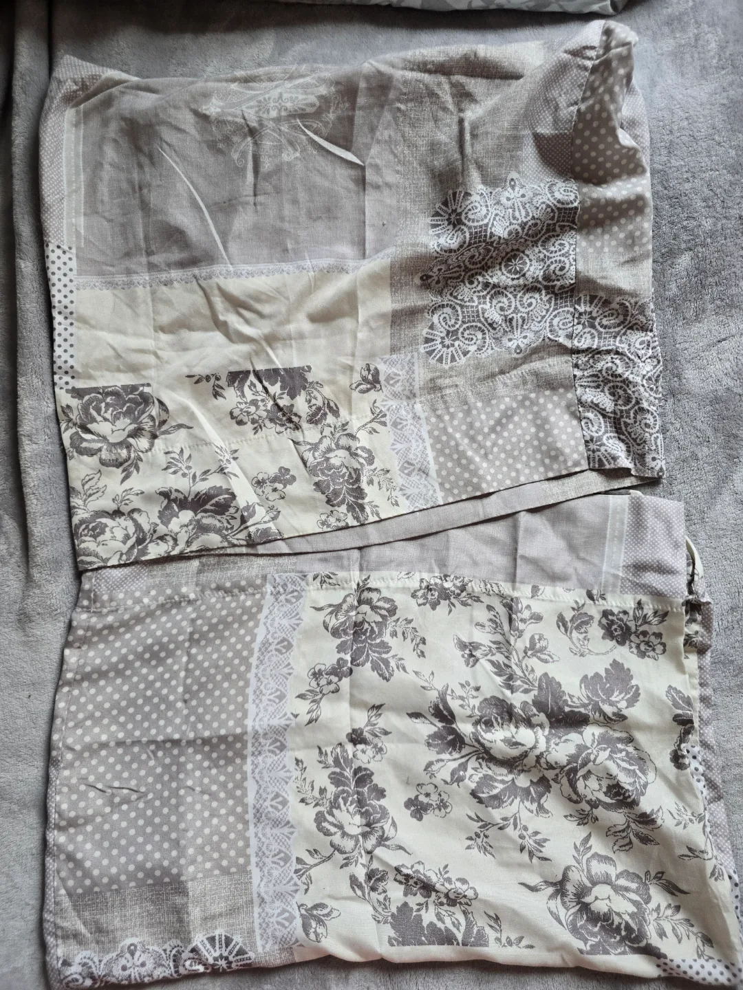 🥕[freecycle] Pillowcase Set - floral patchwork image indicator(3)