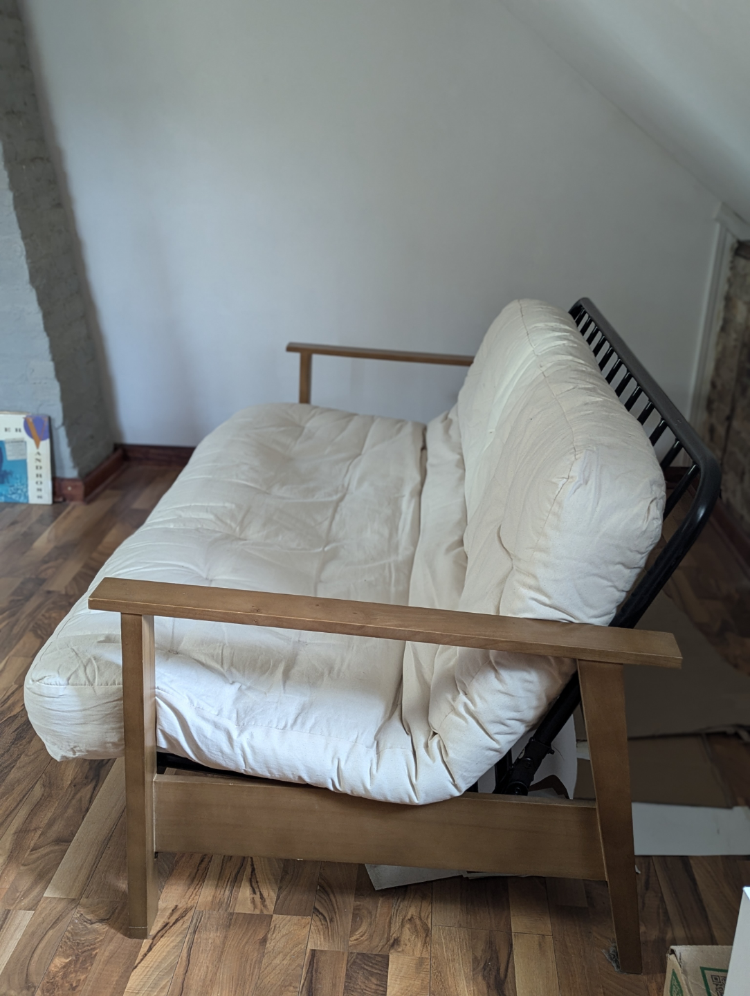 Full-size Futon with Wooden Frame