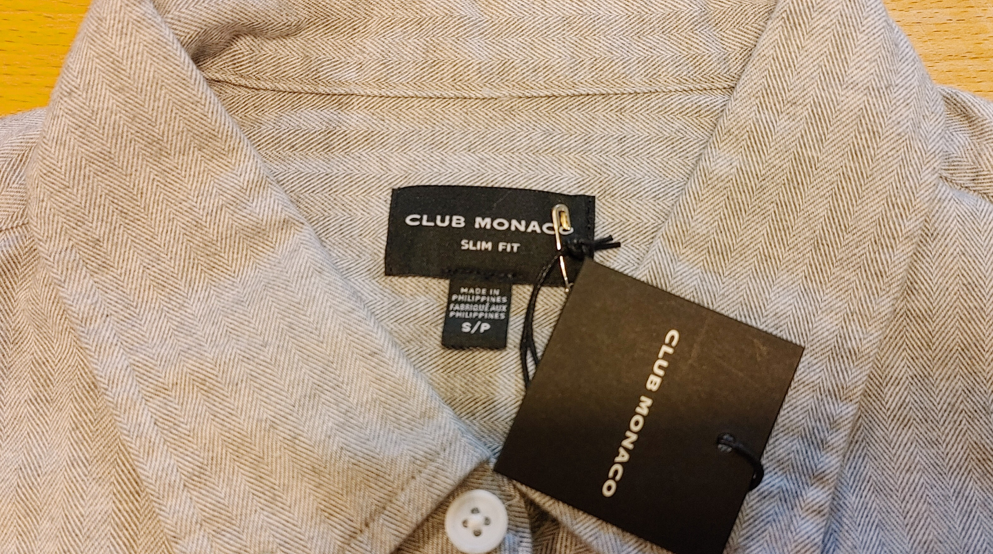 Club Monaco Men's Slim Fit Long Sleeve Shirt - photo 4