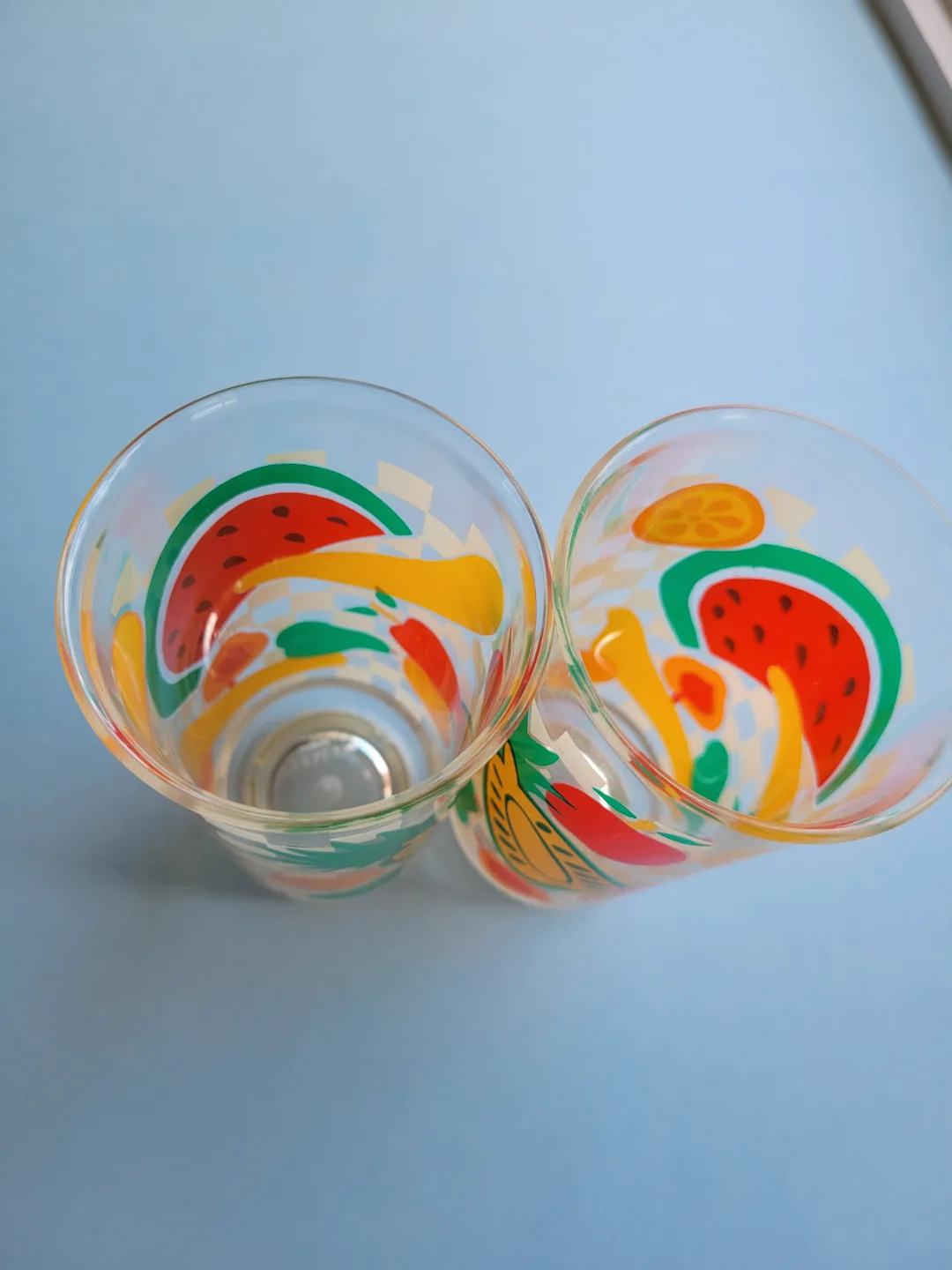 vintage Retro Culver Plastic Picnic Glasses image indicator(2)