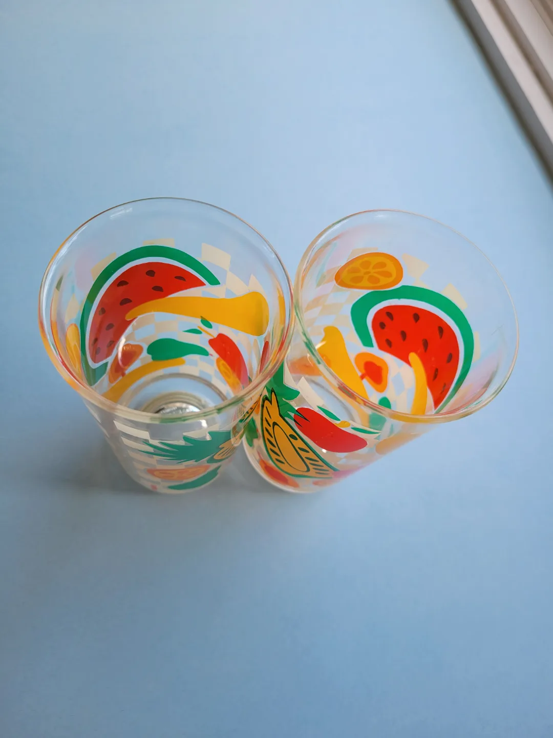 vintage Retro Culver Plastic Picnic Glasses image indicator(3)