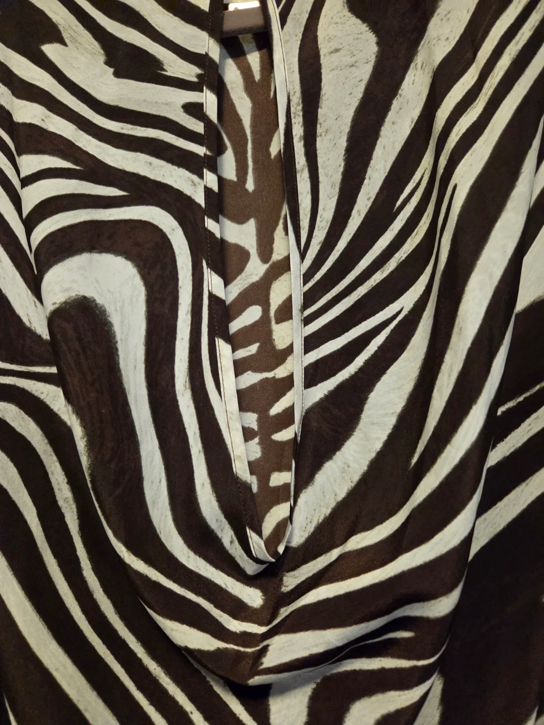 Michael Kors Zebra Print Sleeveless Blouse image indicator(3)