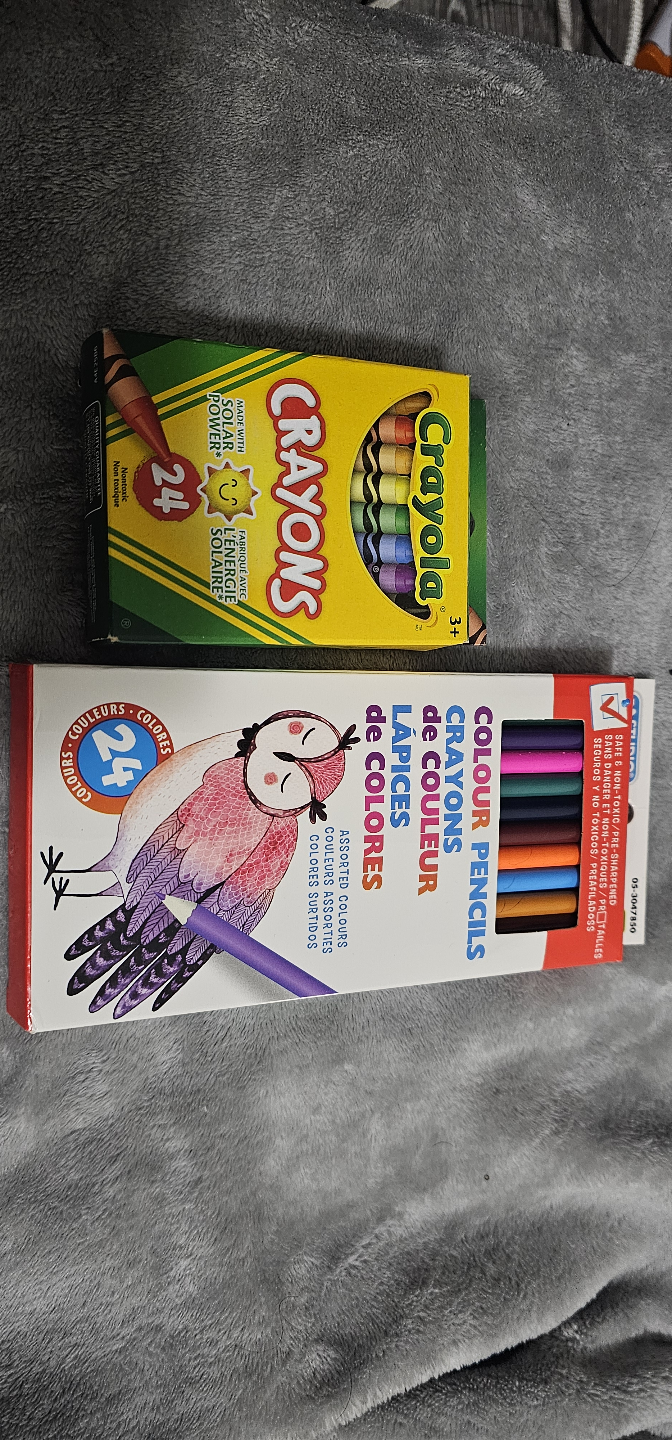 Crayola Crayons and Colour Pencils