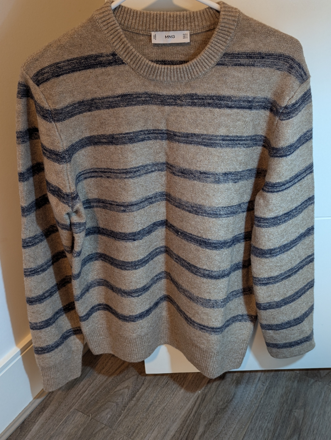 Men's Mango Striped Sweater - Size Medium NEW UNUSED - photo 3