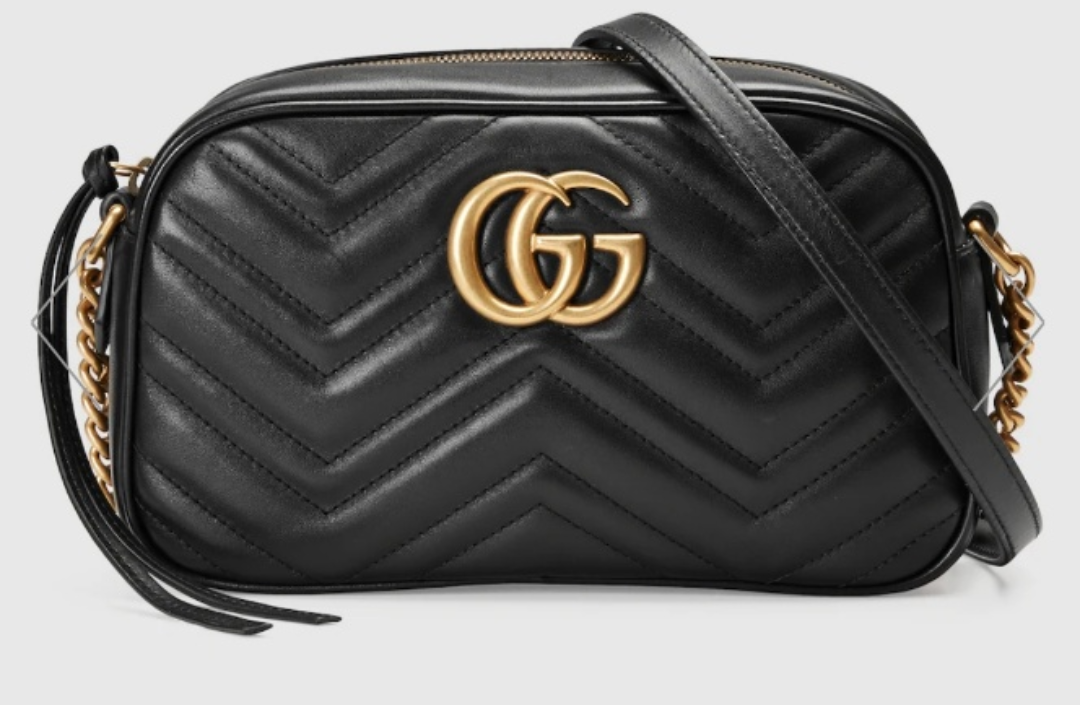 Gucci Marmont Camera Black Crossbody Bag