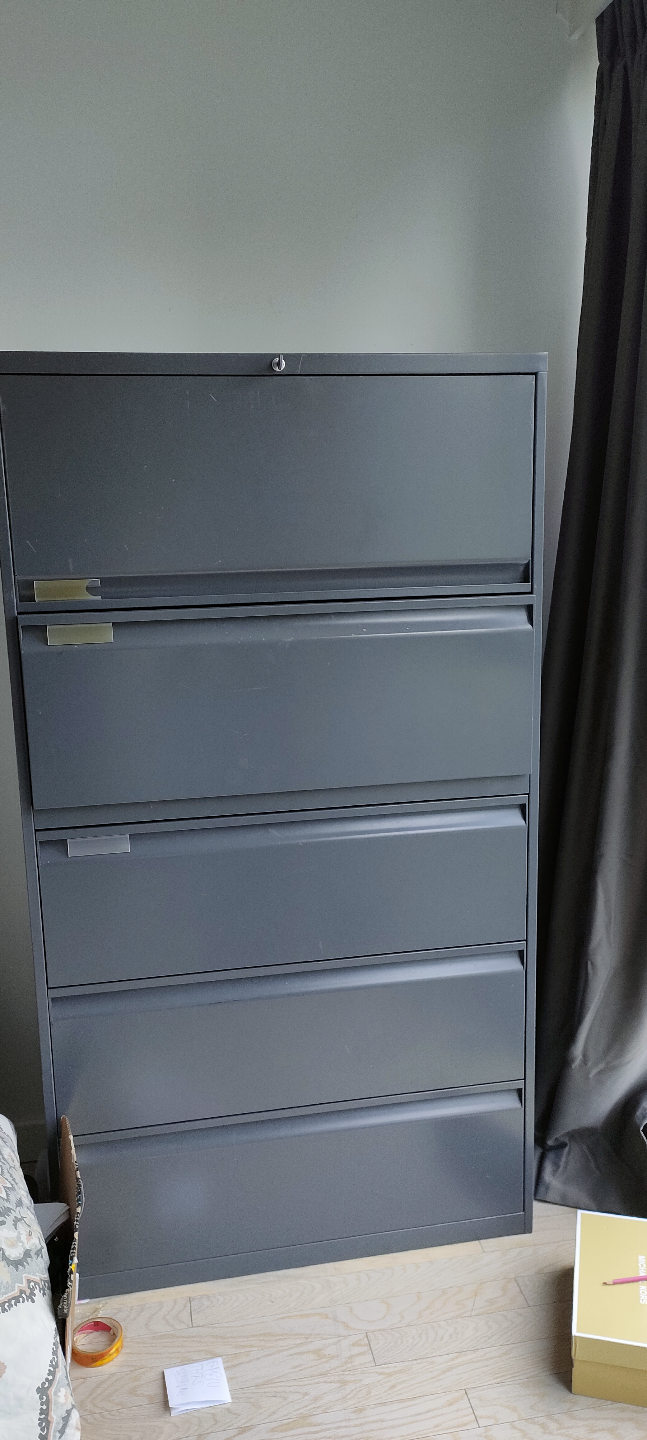Five-Drawer Metal Filing Cabinet - photo 4