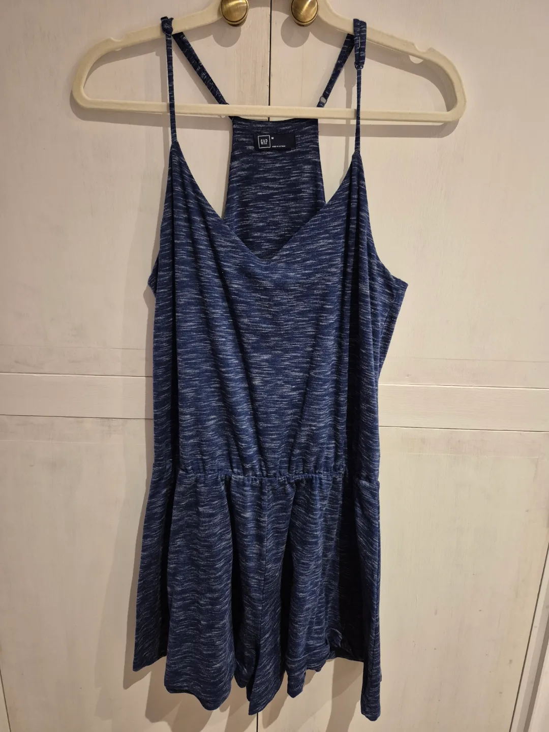 Gap Women's Medium Blue Romper thumbnail