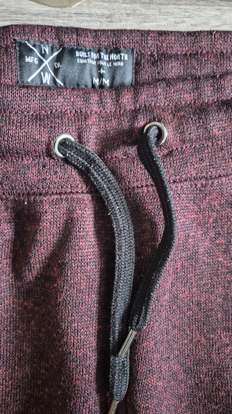 Men's Built for the North Joggers - Maroon - Size M
