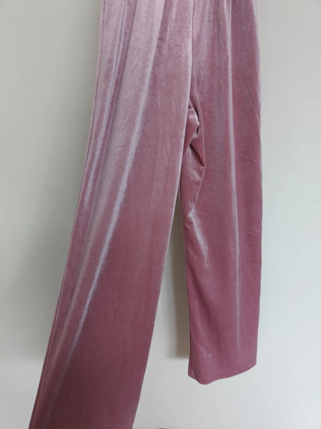 Girls' Pink Velvet Jumpsuit Size 10 image indicator(7)