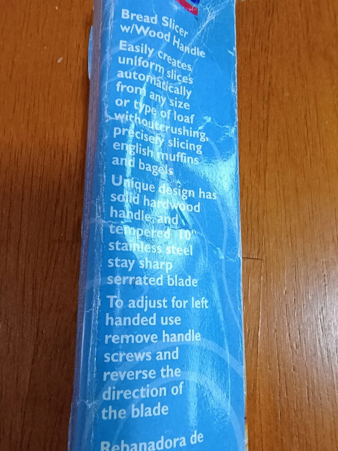 EKCO Housewares Bread Slicer with Wood Handle image indicator(4)