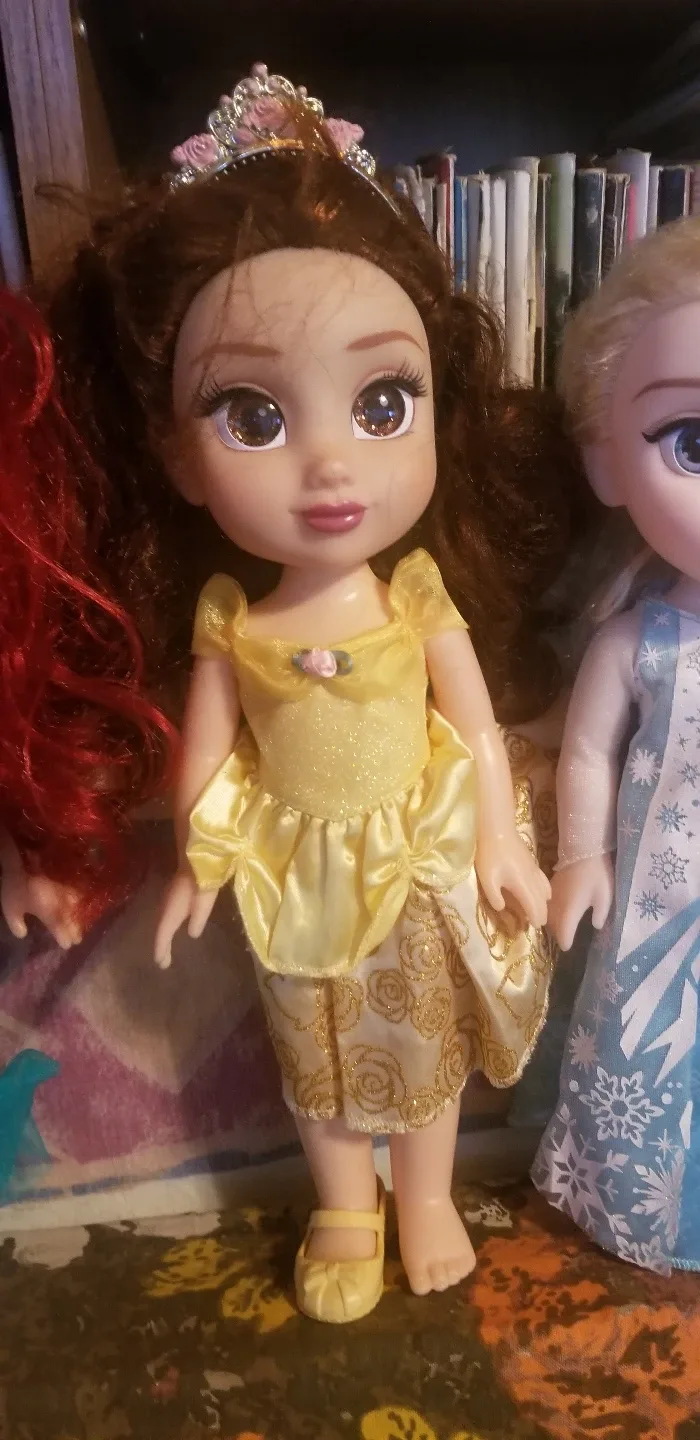 Disney Dolls  , Six , 14 inches tall . image indicator(6)