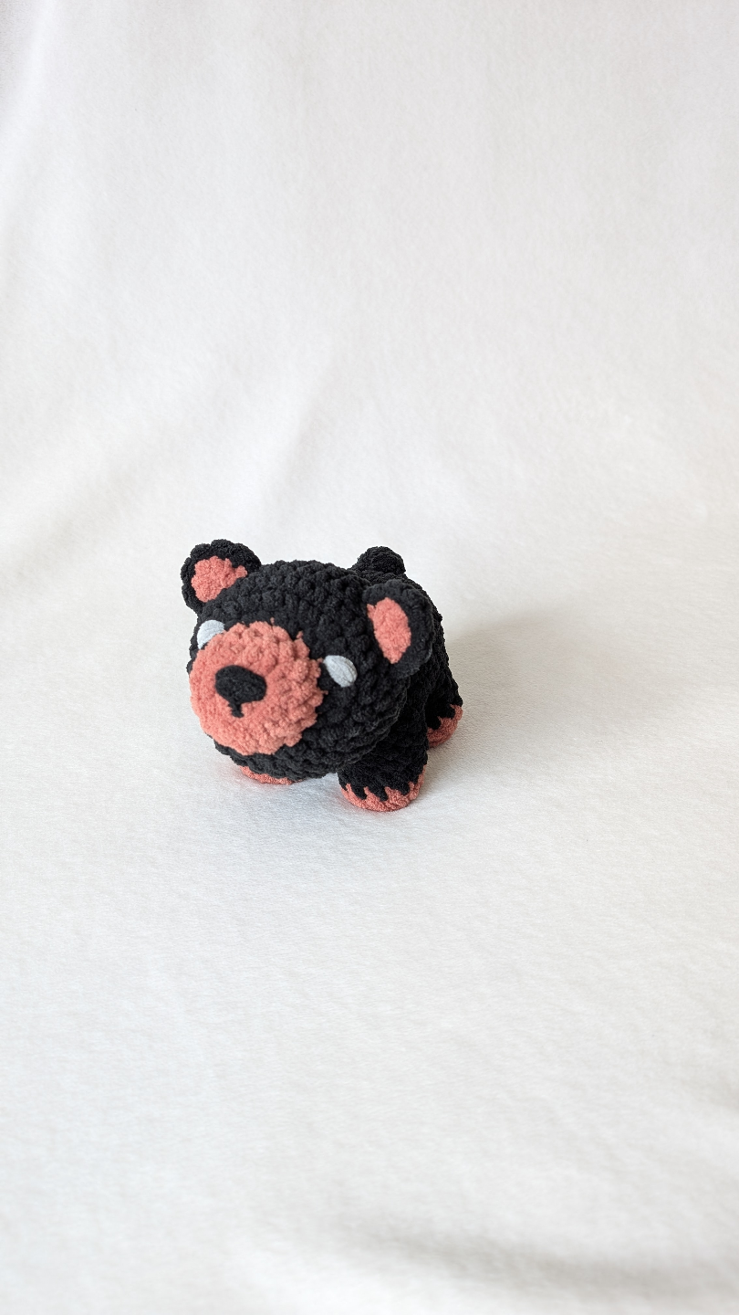 Adorable Crochet Bear Stuffed Animal Toy