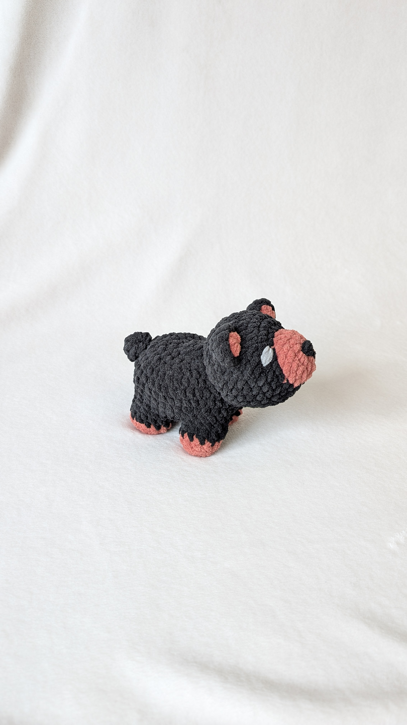 Adorable Crochet Bear Stuffed Animal Toy - photo 4