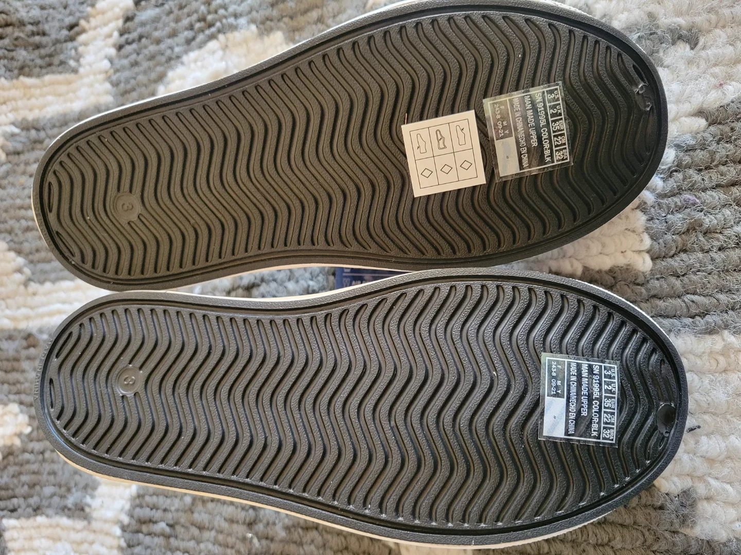 NEW Skechers Kids' Size 3 Black Slip-on Water Shoes image indicator(3)