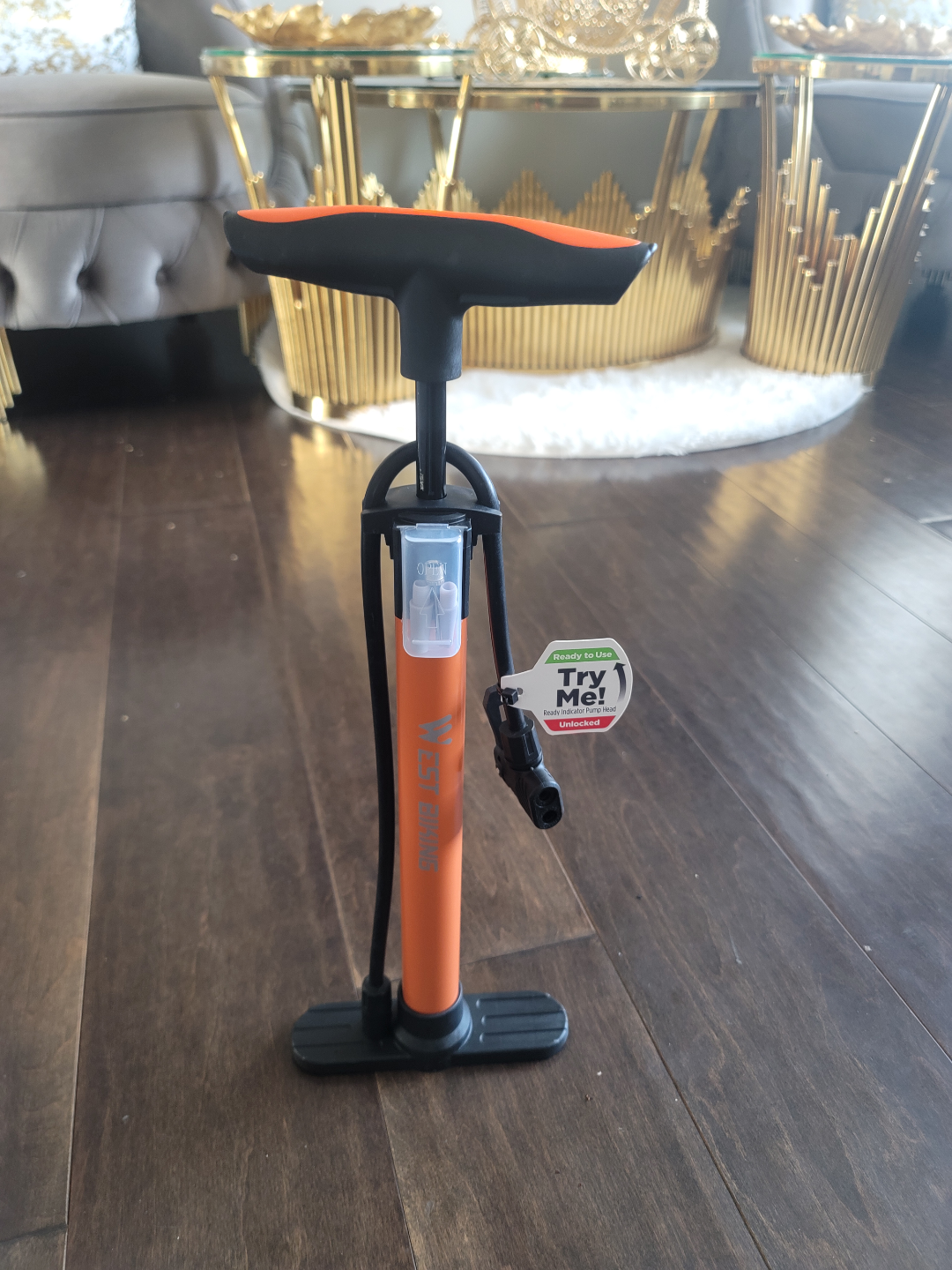 West Biking Portable Bike Pump - photo 2