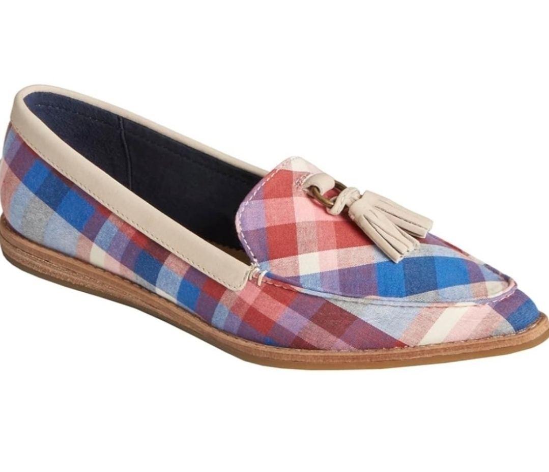 Sperry Women's Plaid Tassel Loafers
