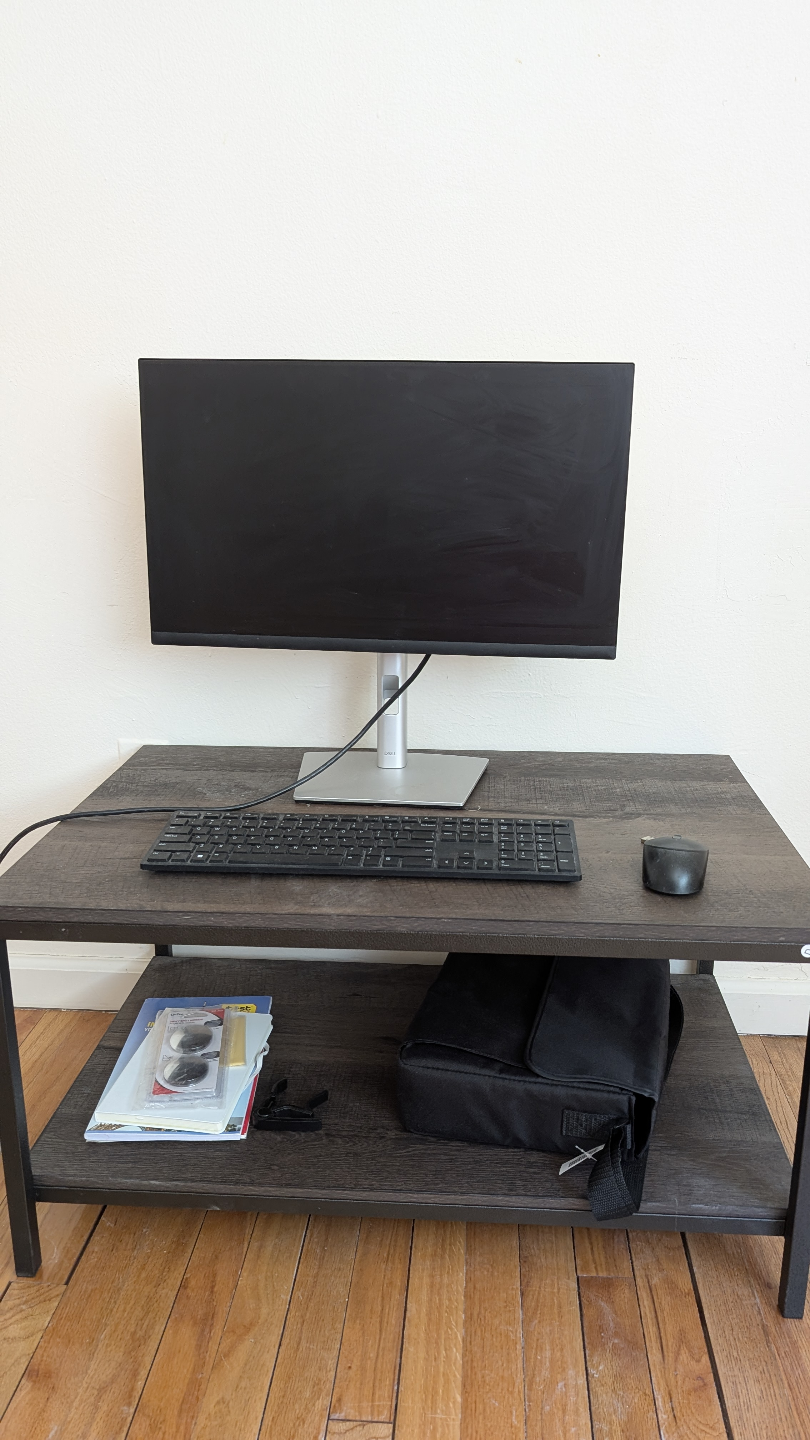 Two-Tier Coffee Table for TV, Monitor, Kitchen appliances
