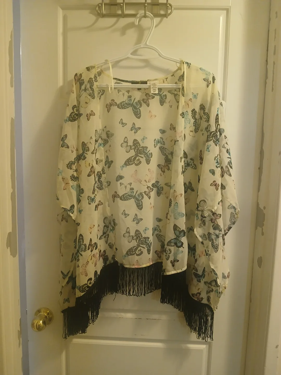 Butterfly Print Kimono Cardigan thumbnail
