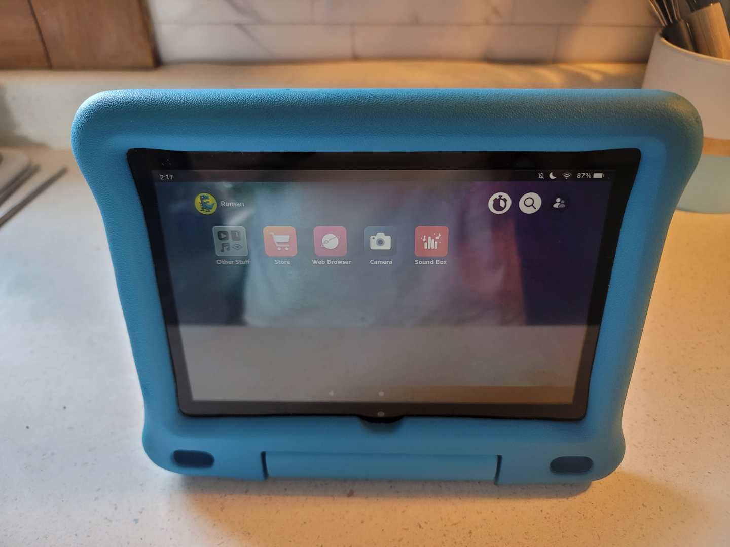 Fire HD 8 Kids tablet, 8" HD, 32 GB, Blue Kid-Proof Case - photo 2