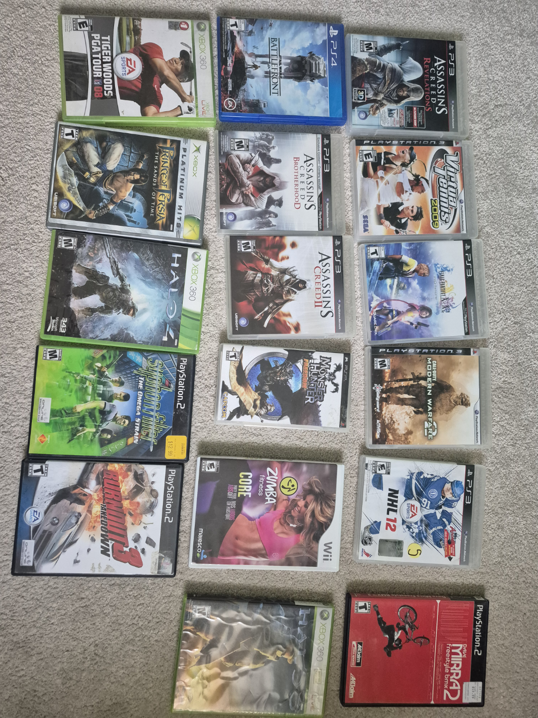 Large video game collection - PS2, PS3, PS4, PSP, Wii, Xbox 360