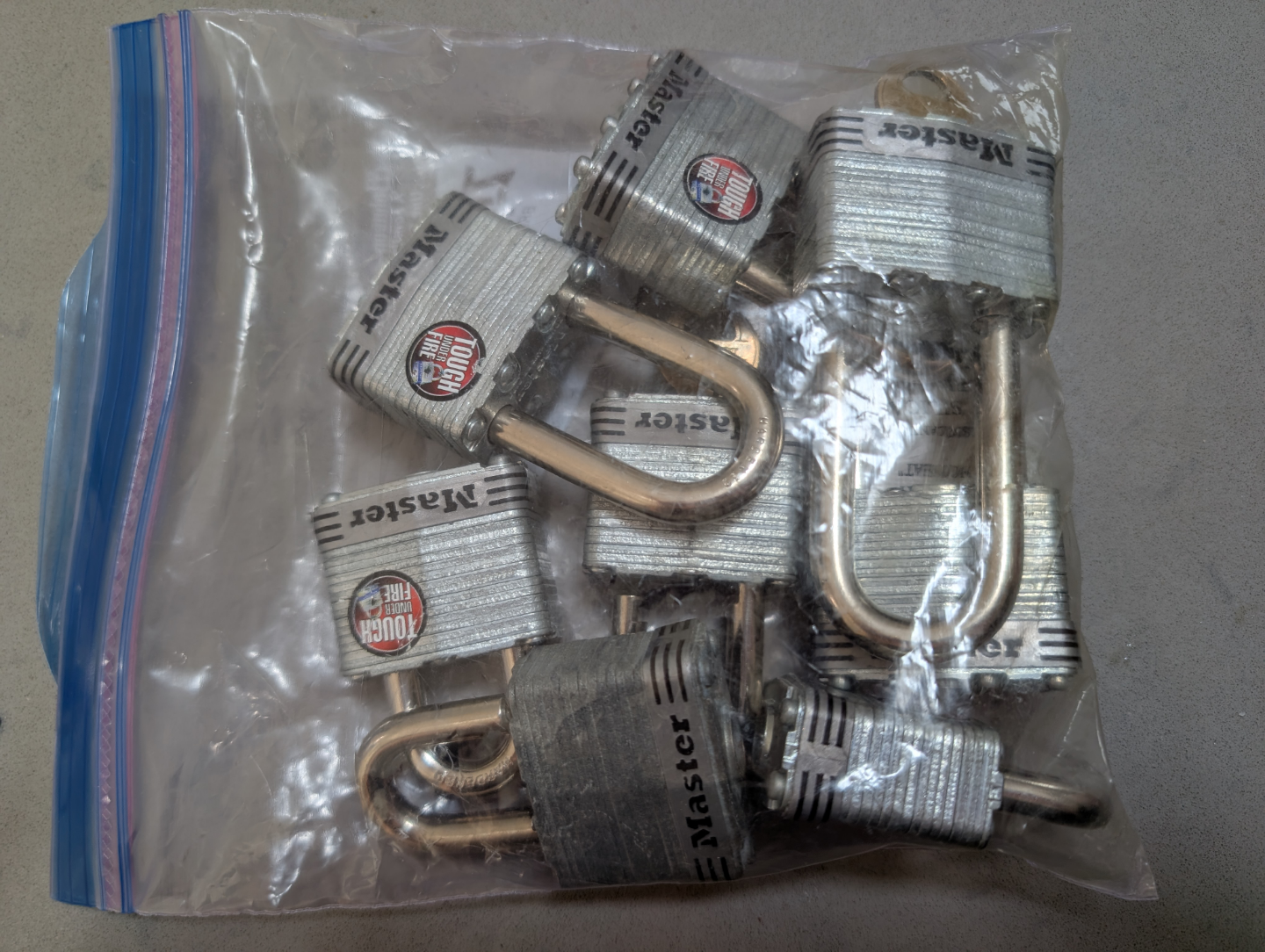8 Master Lock Padlocks