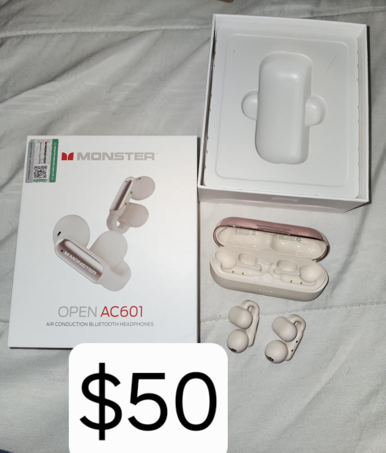 Monster Open AC601 Air Conduction Bluetooth Headphones
