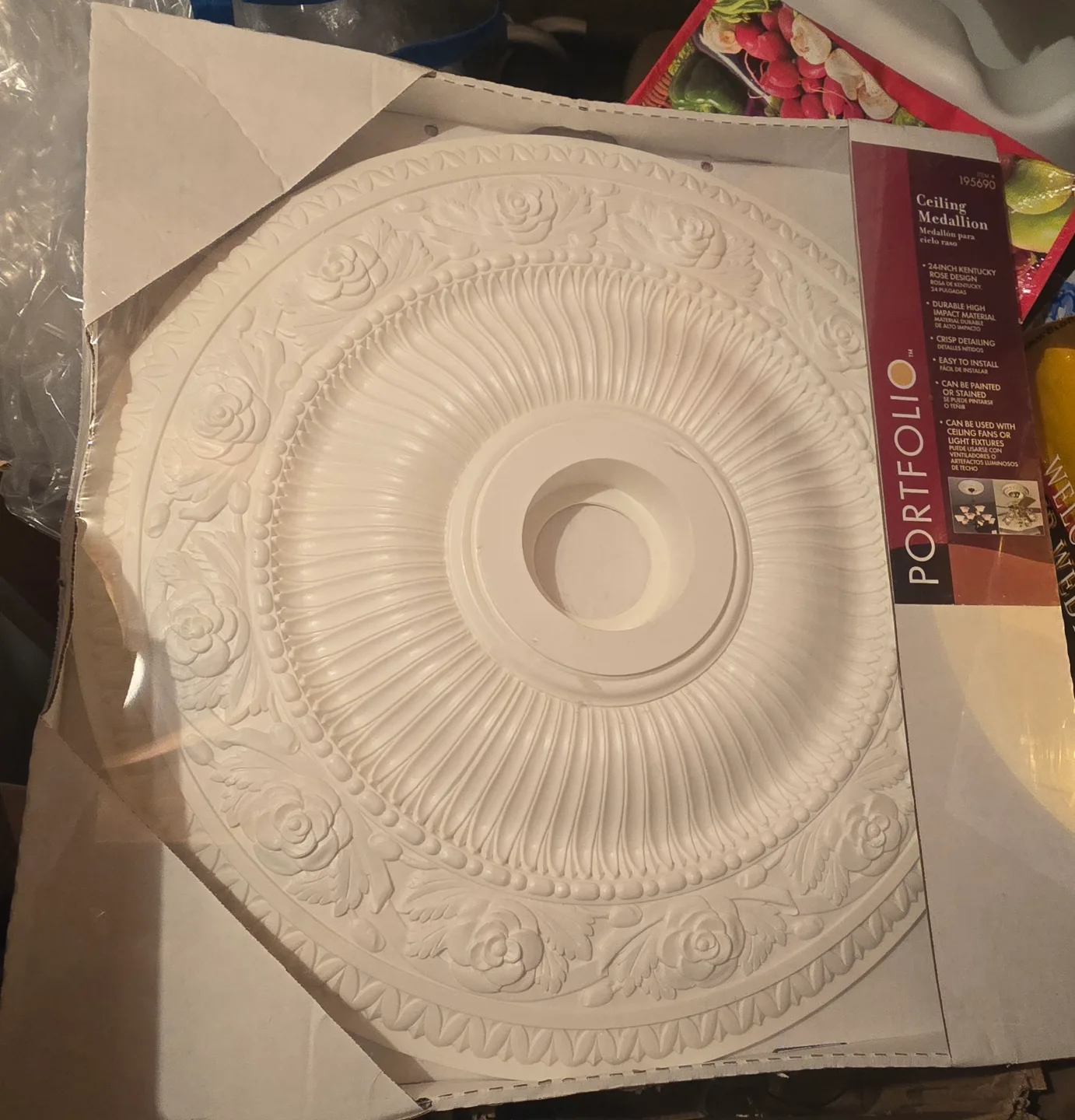 Ceiling Medallion Rose Design thumbnail