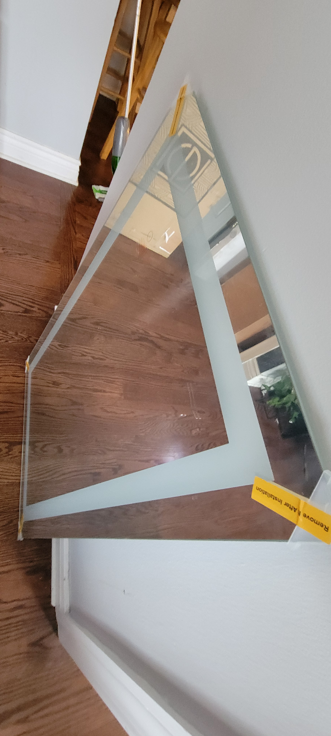 Elegant Lighting Helios Collection Frameless Aluminum LED Mirror - photo 3