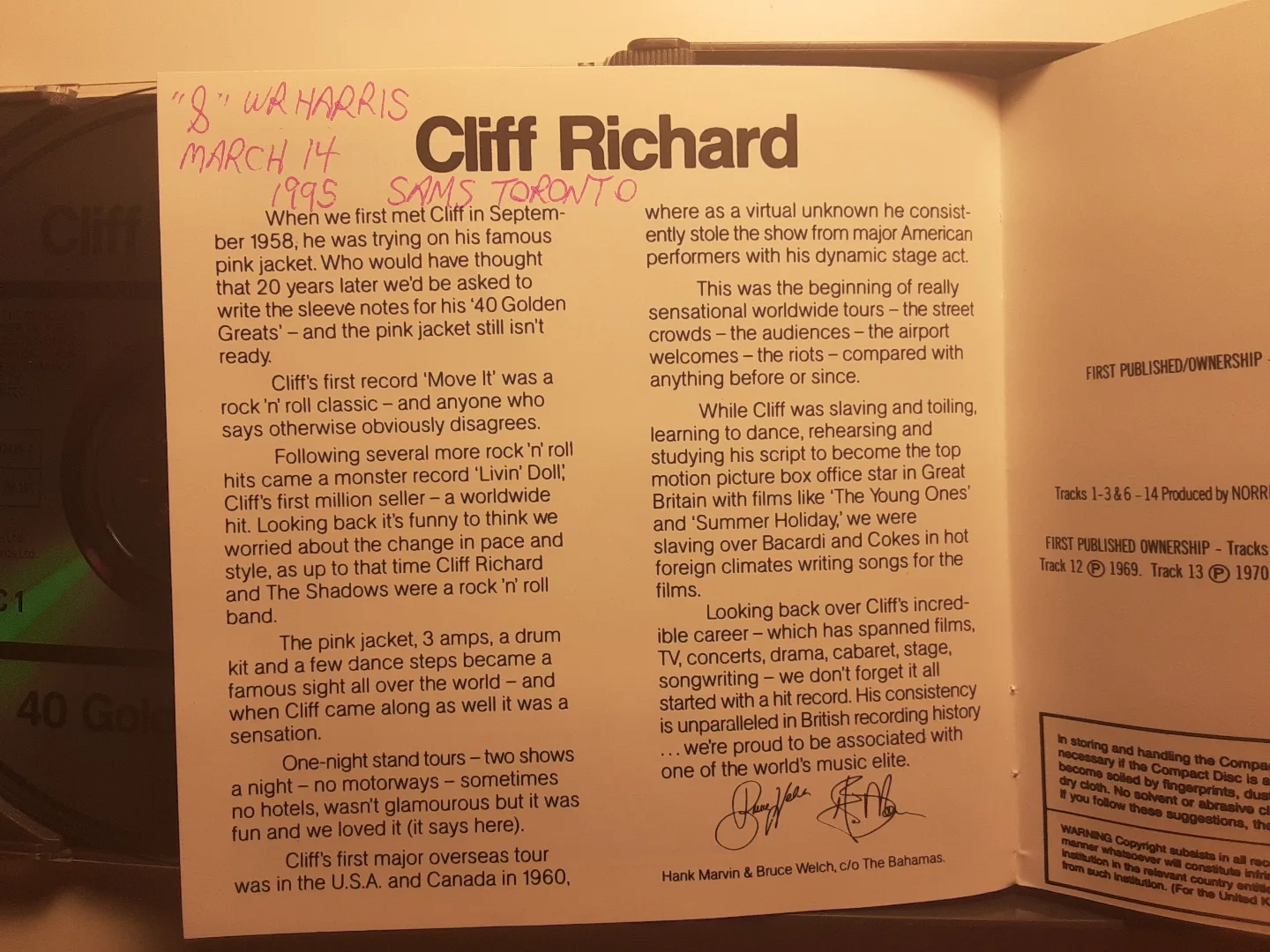 Cliff Richard - 40 Golden Greats | CD (2) image indicator(7)