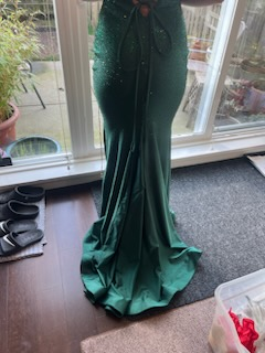 Stunning Emerald Green Sequin Mermaid Prom Dress - photo 3