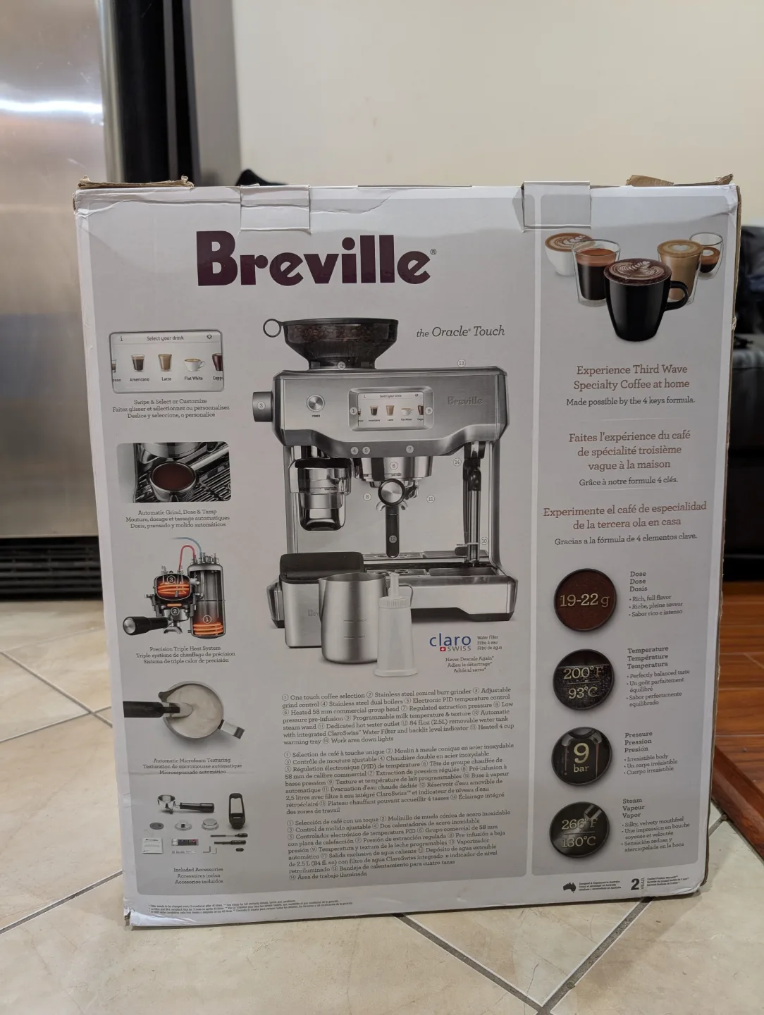 Breville Oracle Touch Espresso Machine - New in Box thumbnail