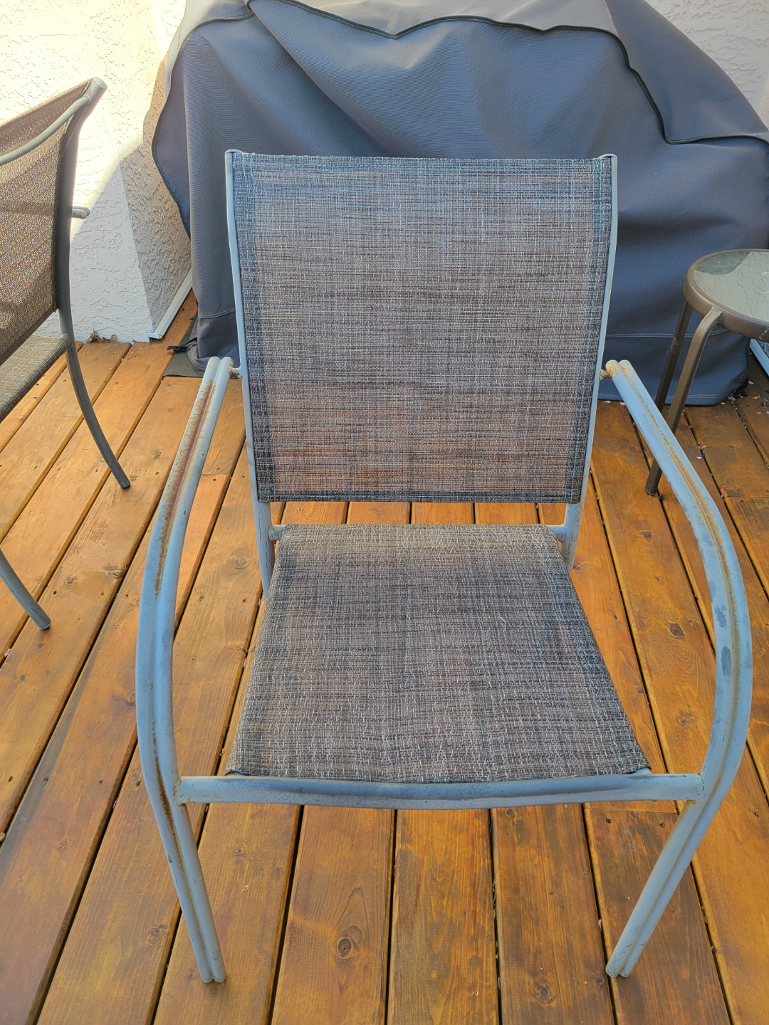 Outdoor Patio Dining Set - 6 Chairs & Glass Top Table - photo 2