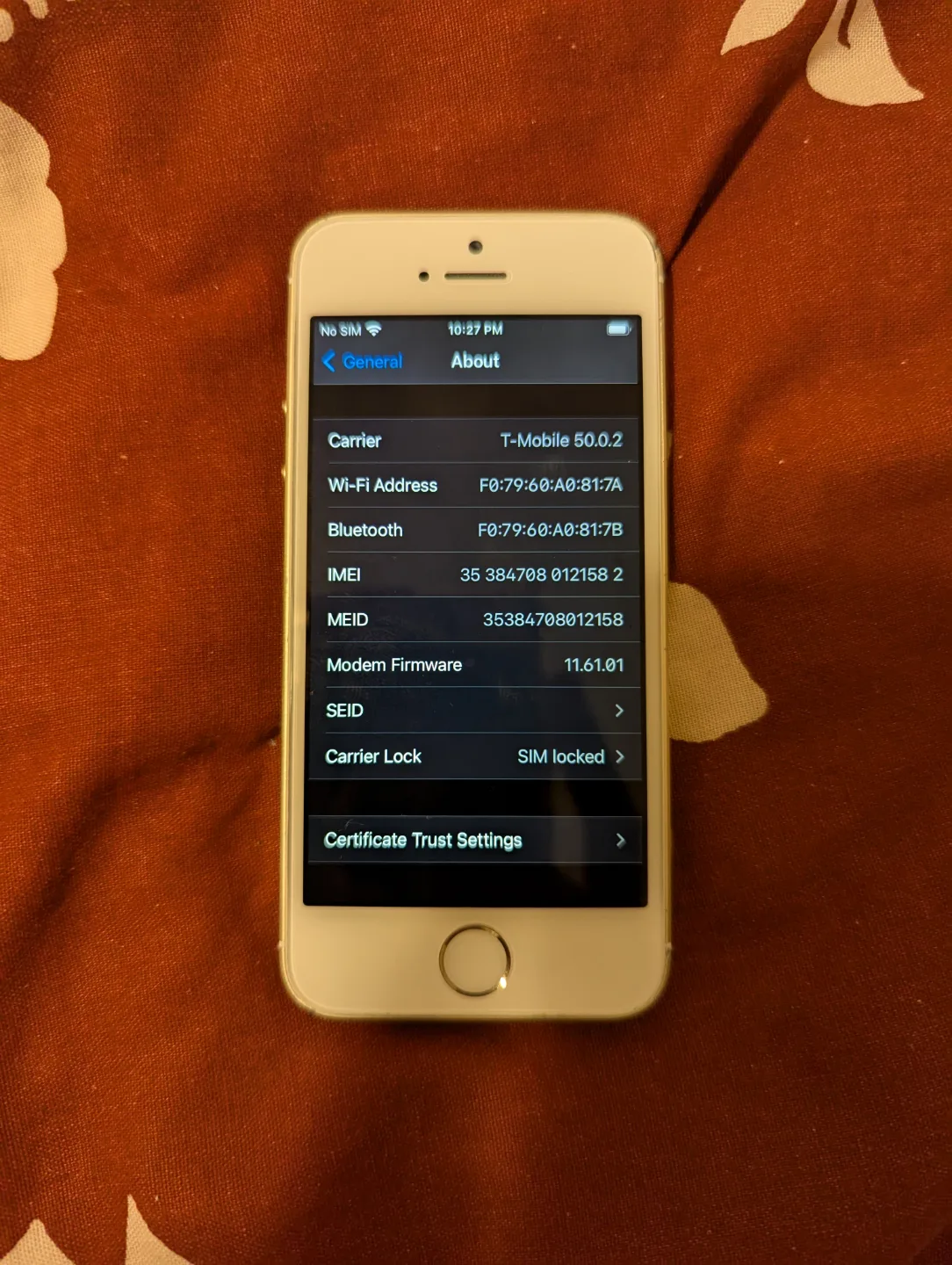 iPhone SE (1st Generation) - 16 GB - Gold (Read Description) image indicator(8)