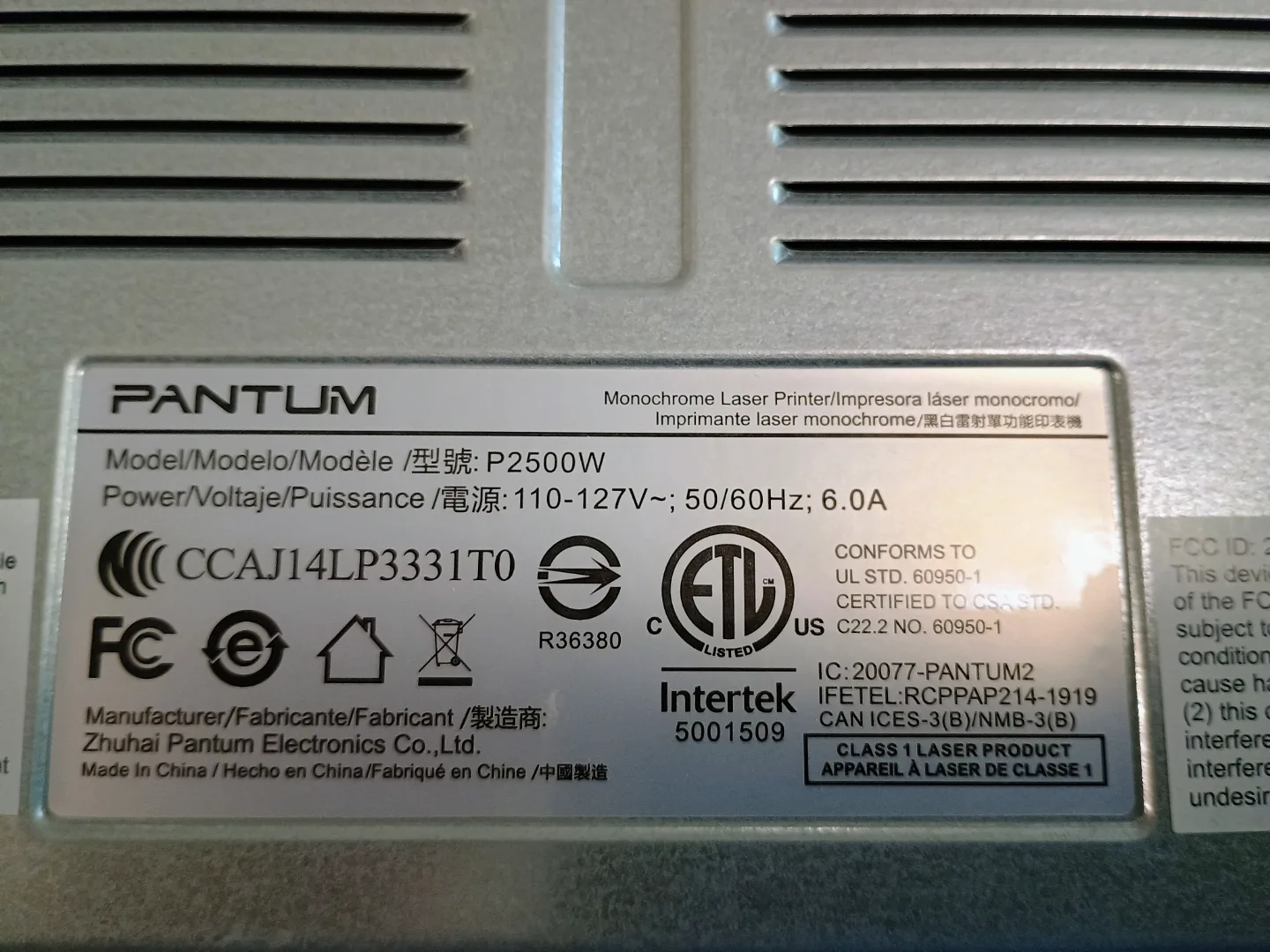 🏒👉 Pantum P2500W Laser Printer image indicator(6)