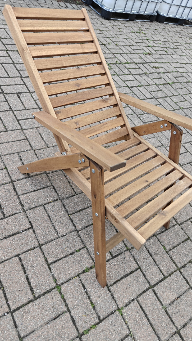 Wooden Reclining Adirondack Chair - photo 2