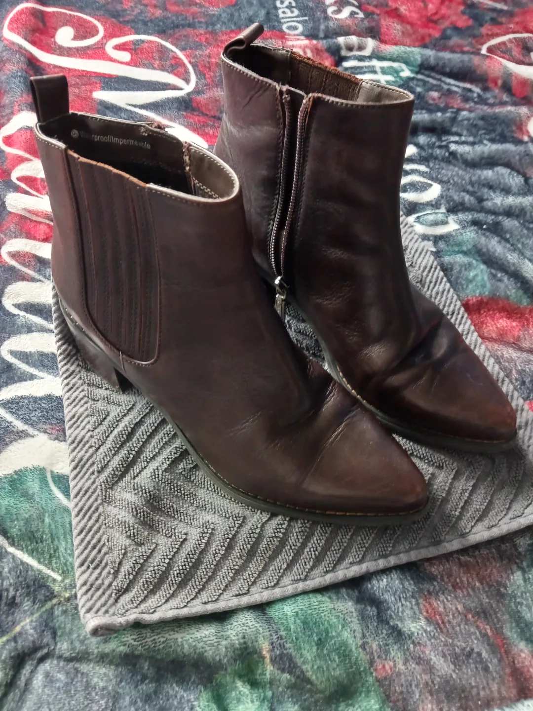 Brown Leather Ankle Boots thumbnail