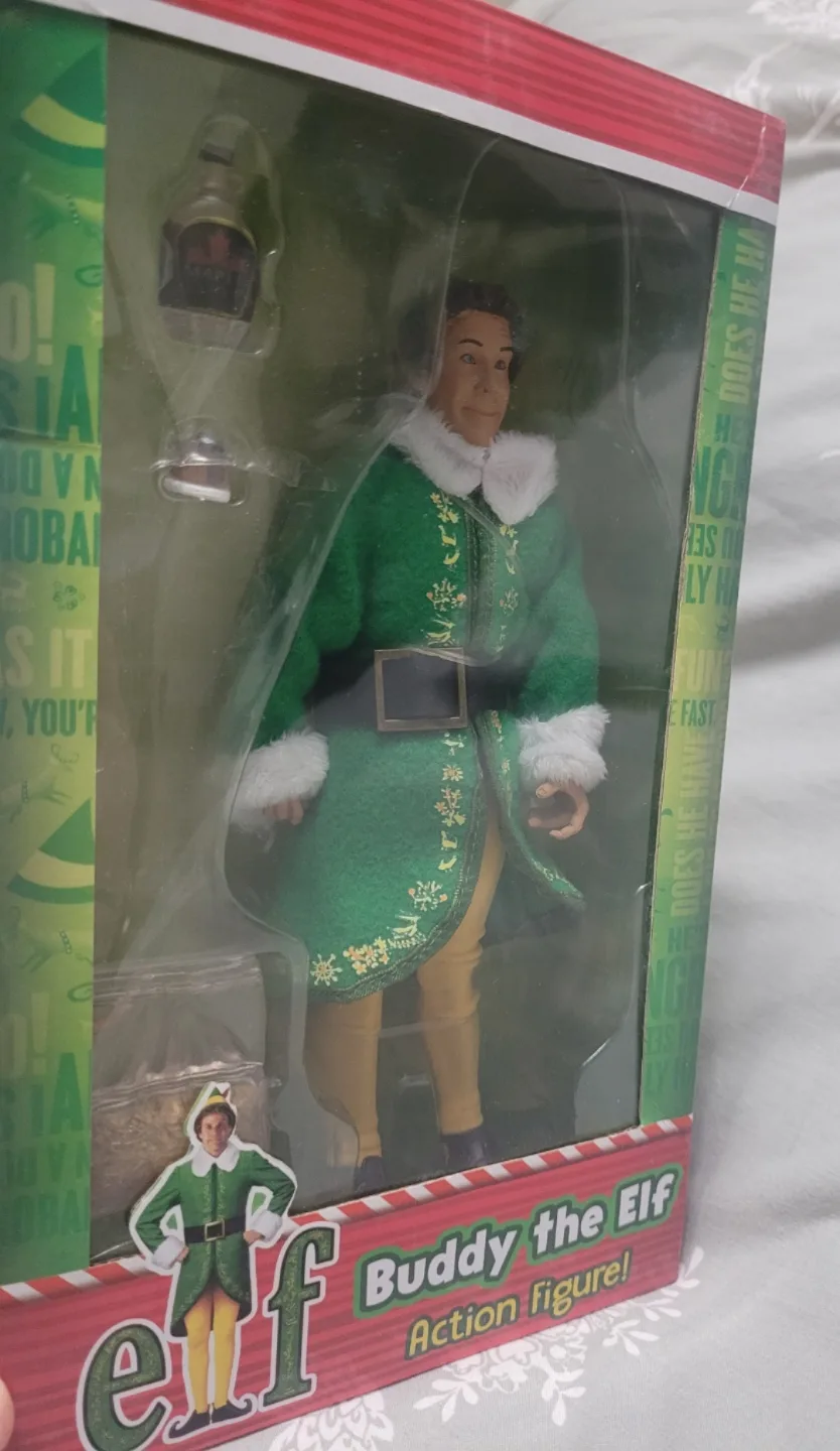 NIB NECA Buddy the Elf 8-Inch collectible Action Figure image indicator(2)
