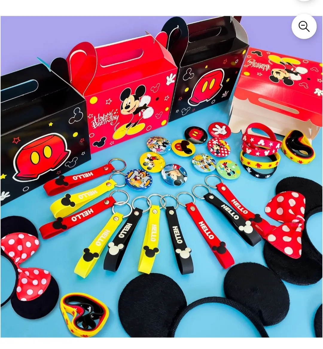 Mickey Mouse Birthday Party Goodie boxes thumbnail