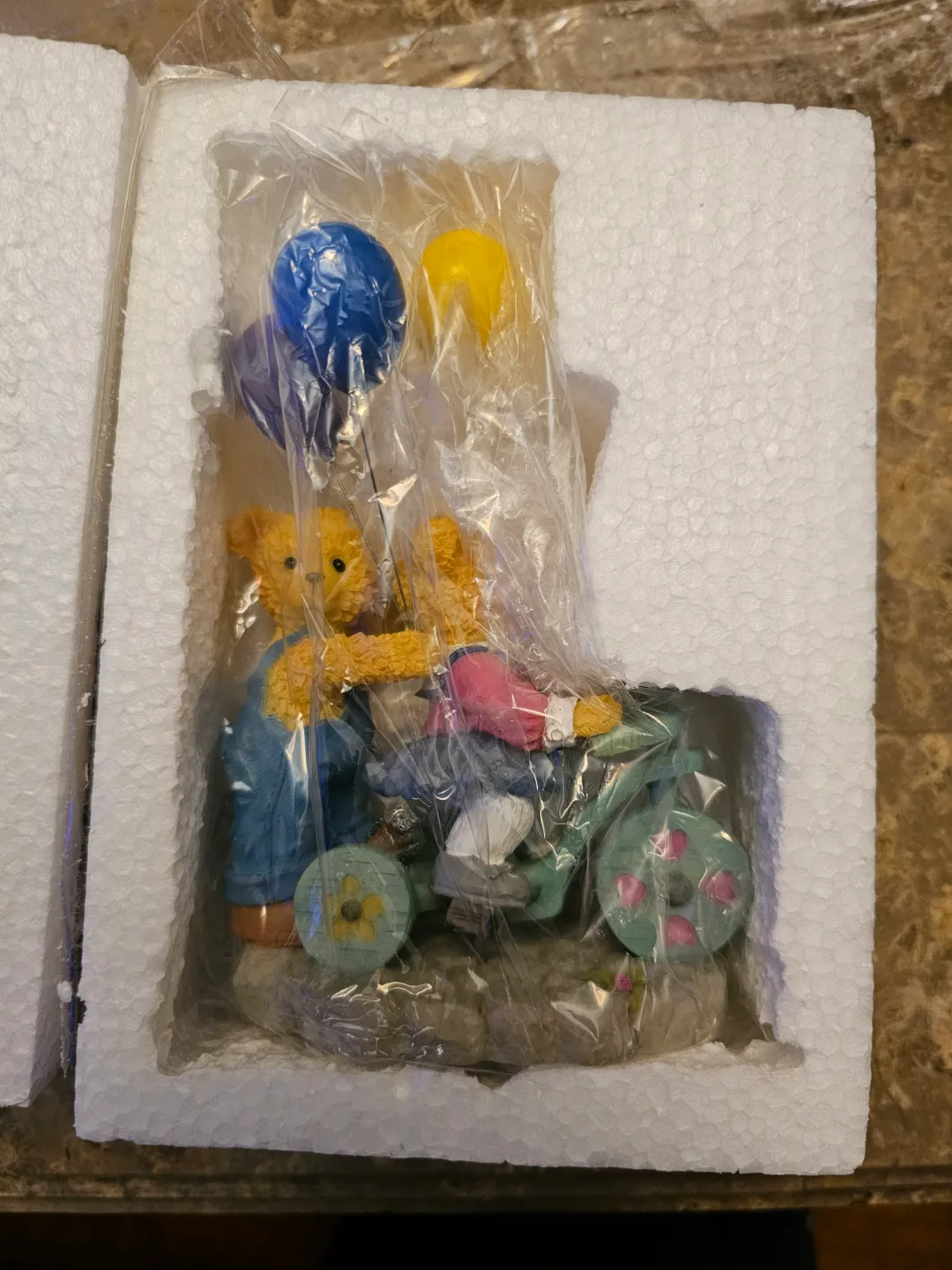 Avon Lovable Teddies Figurine - Off to a Birthday Party image indicator(6)