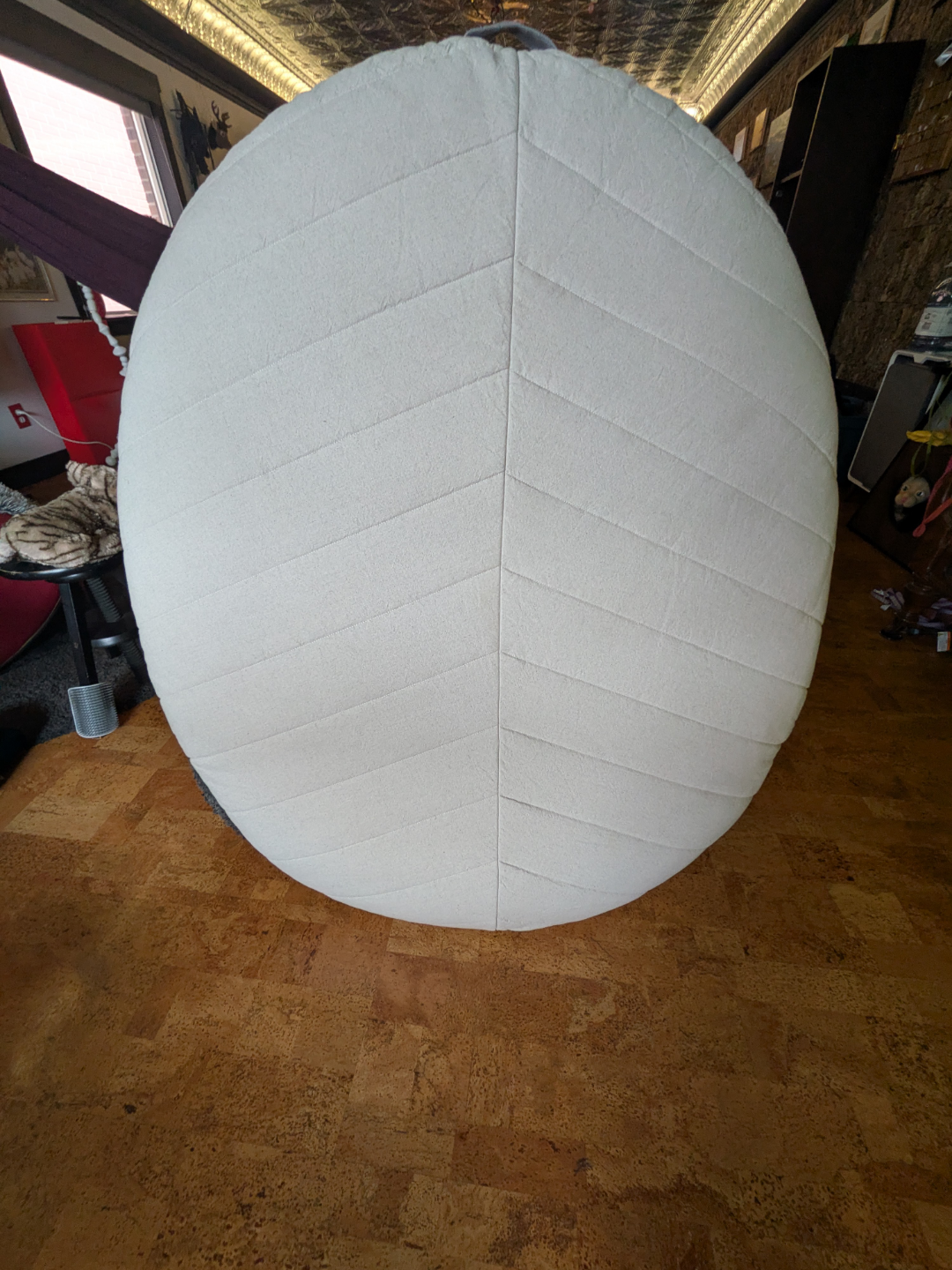Ikea leaf quilted floor cushion