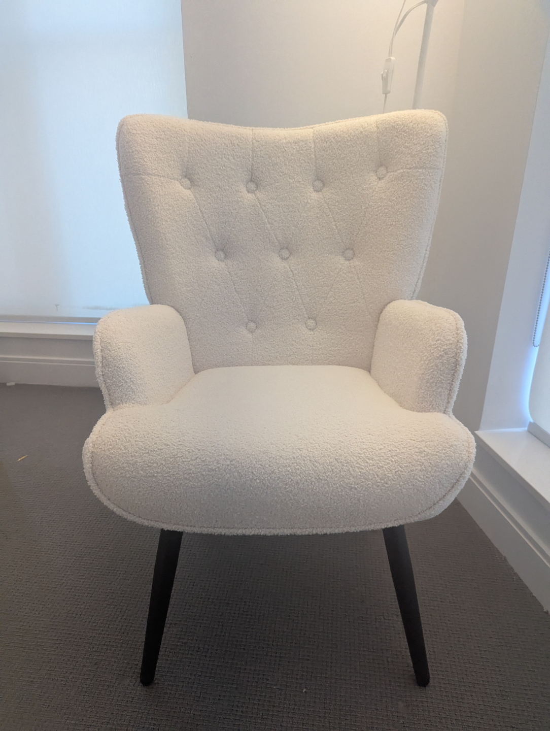Cream-colored Accent Chair - NEW
