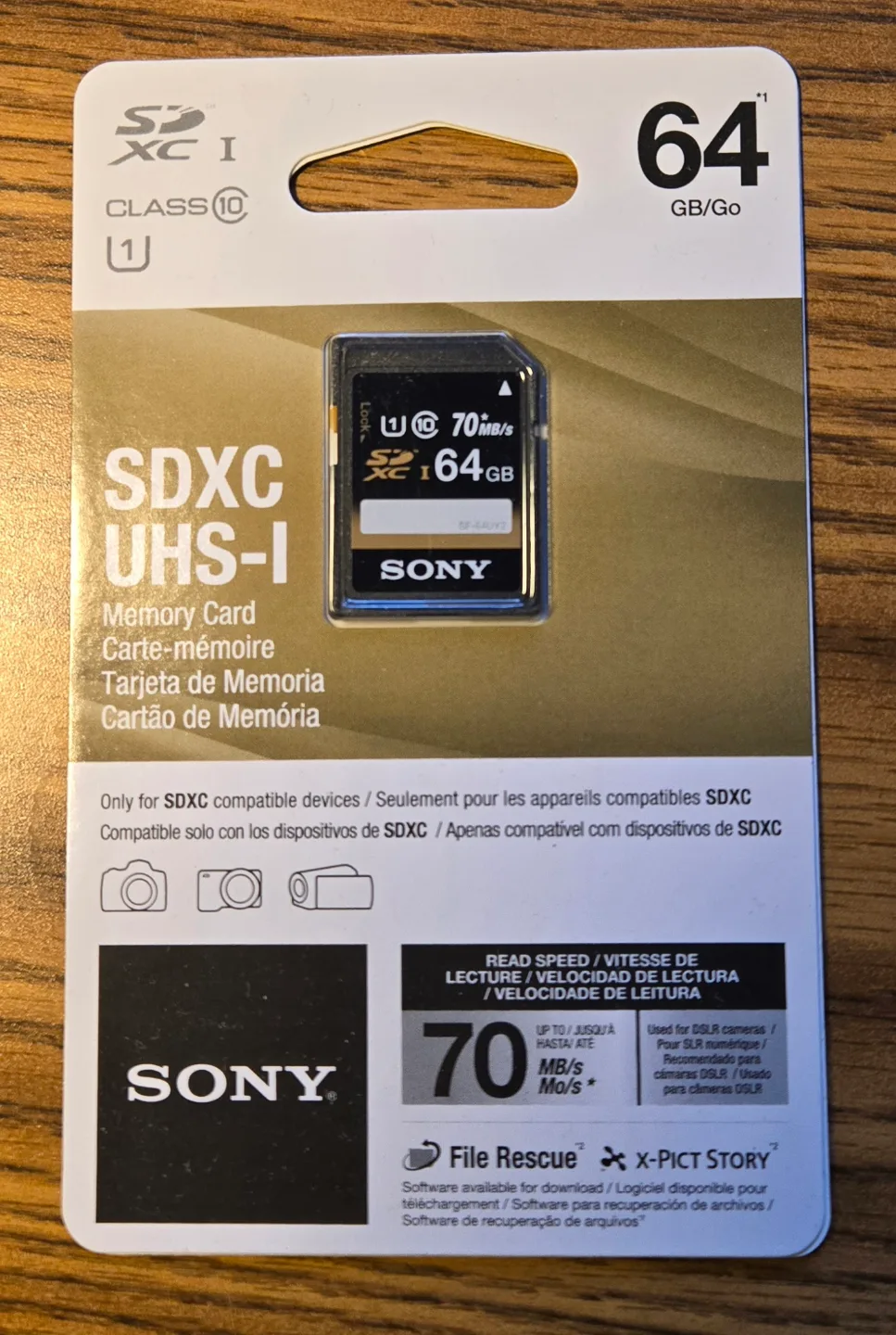 Sony 64GB SDXC UHS-I Memory Card thumbnail