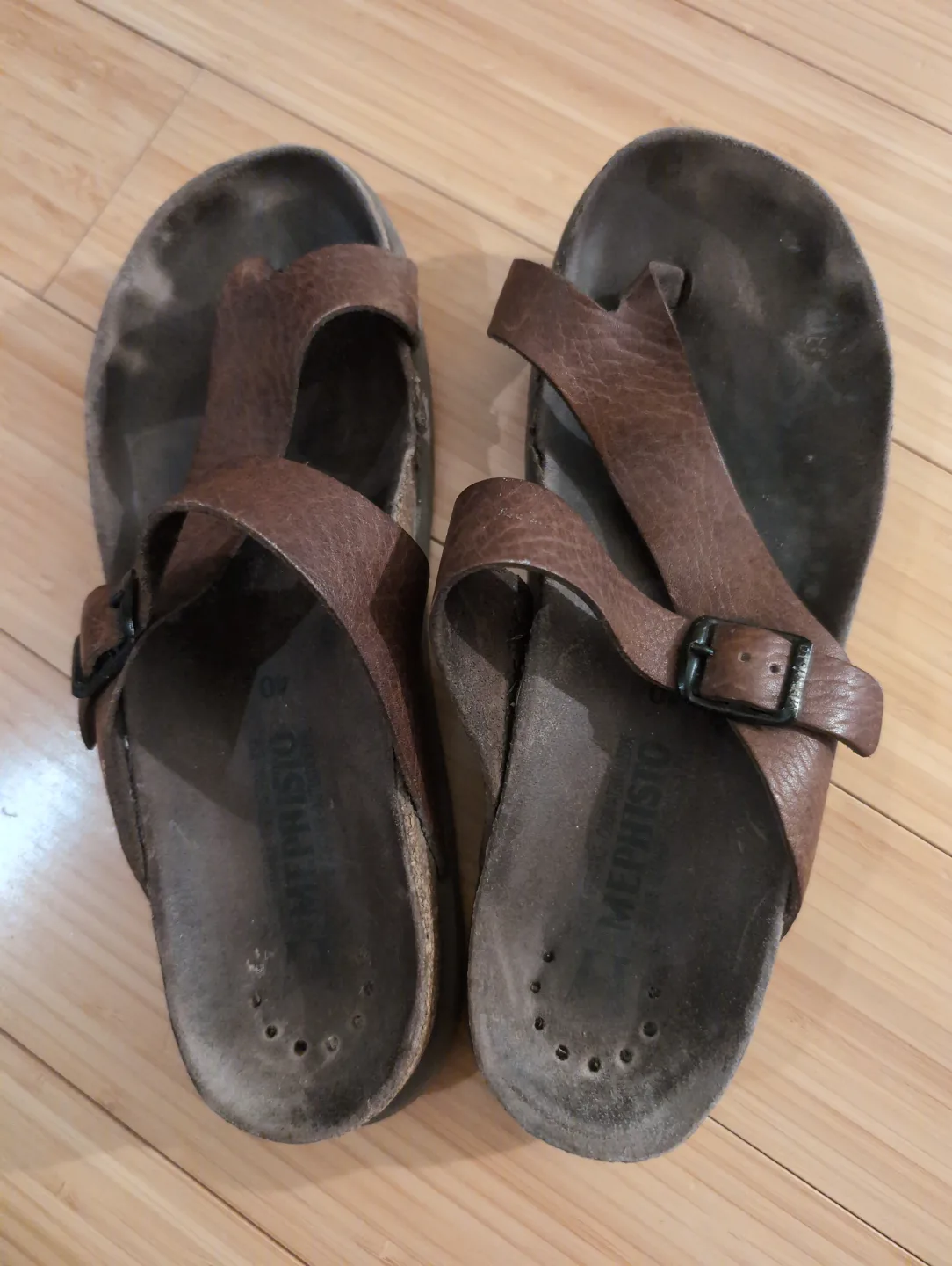 Mephisto Leather Sandals Size 40 thumbnail
