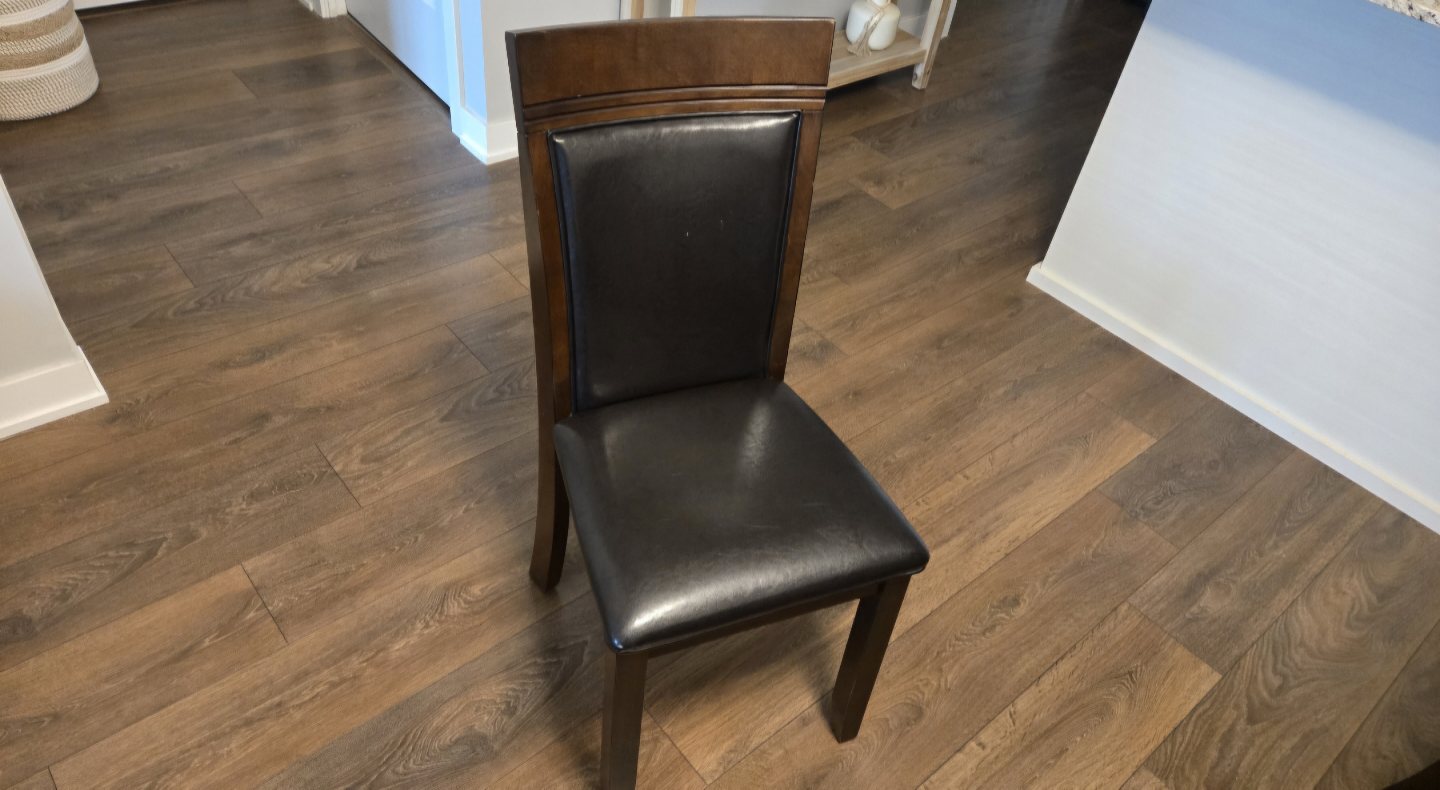 Dining table with 4 chairs - (Brown) - photo 4