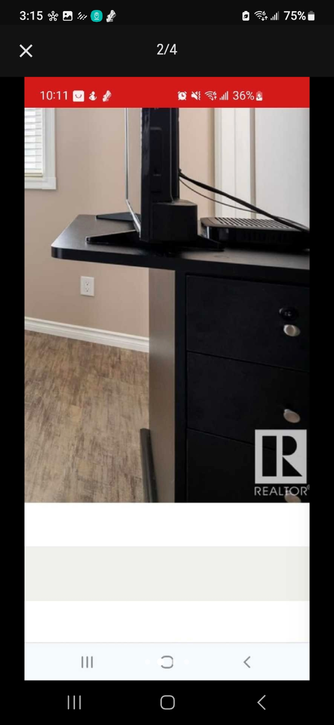 Double-sided hair salon station with solid hardwood mirror - photo 3